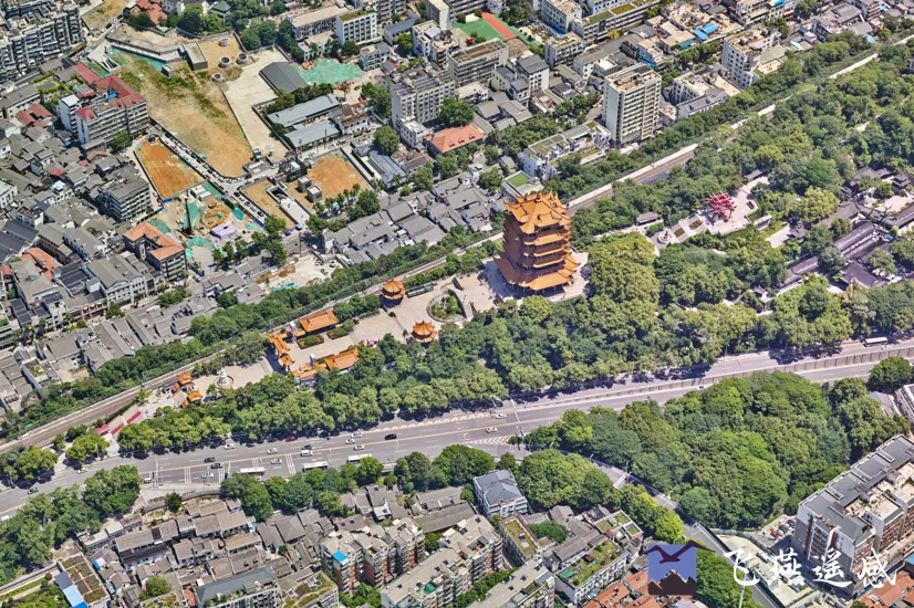 一樓一閣，均以數(shù)字化方式呈現(xiàn)——實景三維“復(fù)刻”大美武漢